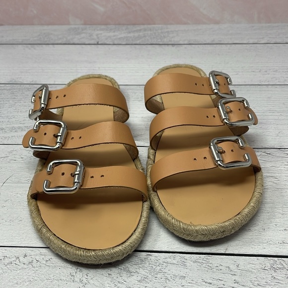 Manebi Leather Sandals in Tan 42 S90 - Picture 2 of 7